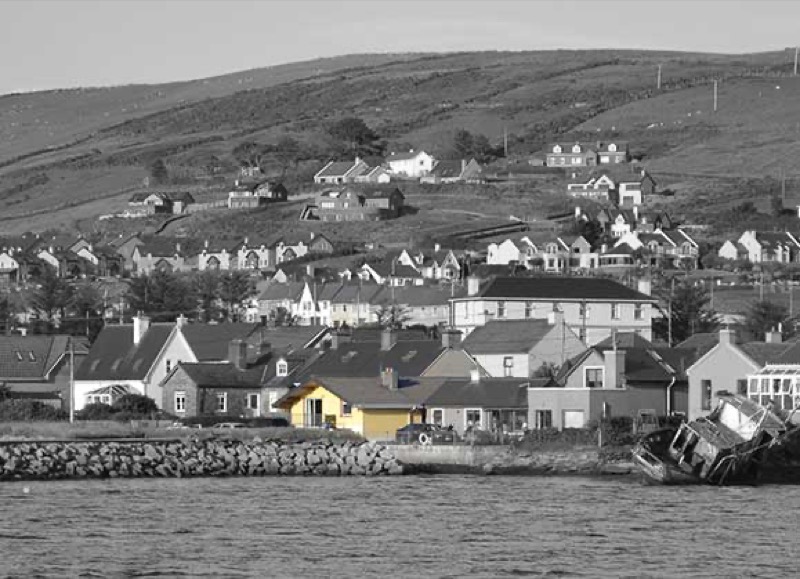 Seaview of Dingle from Tinlough House area